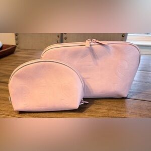 BEIS Light Pink Cosmetic Bag Duo